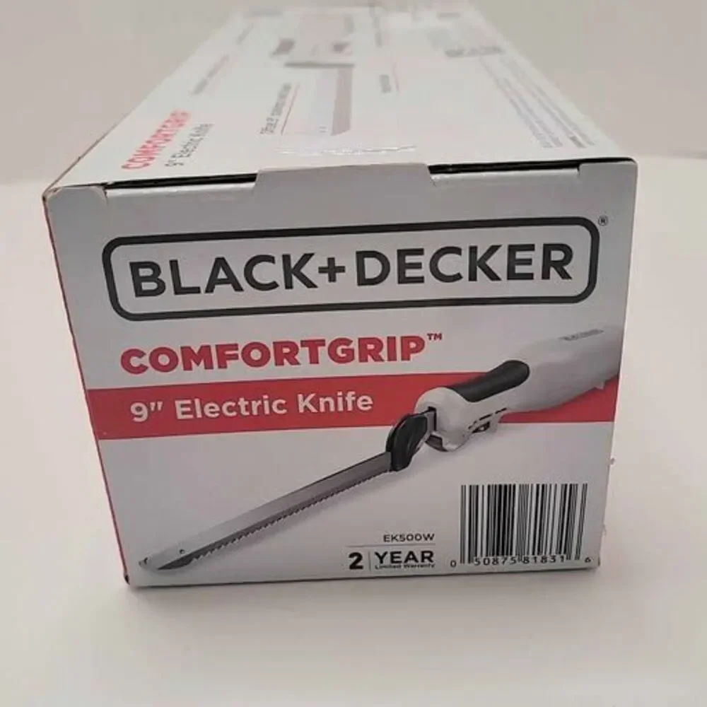 NEW Black & Decker comfort grip electric knife
